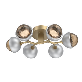 Cabochon LED Flush Mount in Gilded Brass (404|CLB0093-01-GB-B-L1-CS)