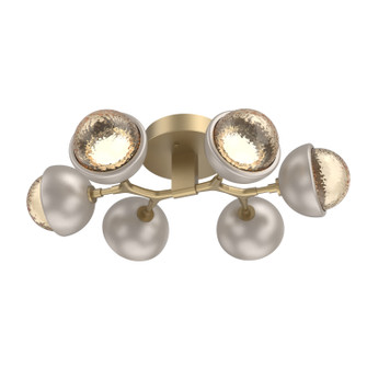 Cabochon LED Flush Mount in Gilded Brass (404|CLB0093-01-GB-A-L3-BS)