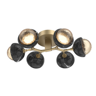 Cabochon LED Flush Mount in Gilded Brass (404|CLB0093-01-GB-A-L3-BM)