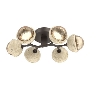 Cabochon LED Flush Mount in Flat Bronze (404|CLB0093-01-FB-A-L1-TR)