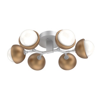 Cabochon LED Flush Mount in Classic Silver (404|CLB0093-01-CS-WL-L3-NB)