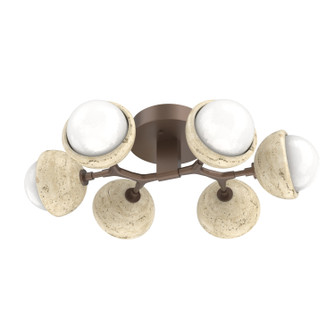 Cabochon LED Flush Mount in Burnished Bronze (404|CLB0093-01-BB-WL-L3-TR)