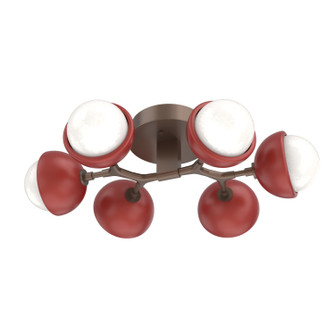 Cabochon LED Flush Mount in Burnished Bronze (404|CLB0093-01-BB-WL-L3-RE)