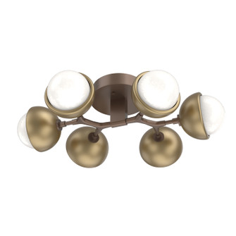 Cabochon LED Flush Mount in Burnished Bronze (404|CLB0093-01-BB-WL-L3-GB)