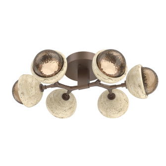 Cabochon LED Flush Mount in Burnished Bronze (404|CLB0093-01-BB-B-L3-TR)