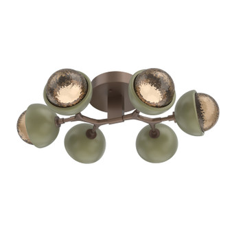 Cabochon LED Flush Mount in Burnished Bronze (404|CLB0093-01-BB-B-L1-GE)