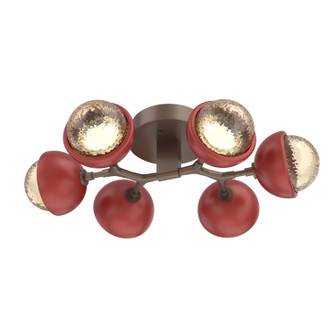 Cabochon LED Flush Mount in Burnished Bronze (404|CLB0093-01-BB-A-L3-RE)