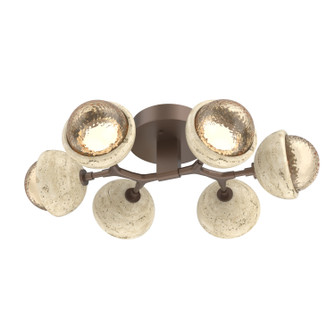 Cabochon LED Flush Mount in Burnished Bronze (404|CLB0093-01-BB-A-L1-TR)