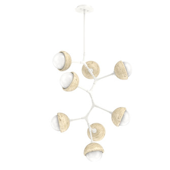 Cabochon LED Chandelier in Salt White (404|CHB0093-VB-WI-WL-001-L3-TR)