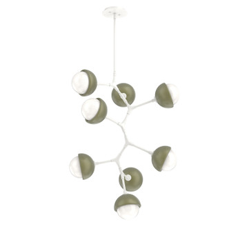 Cabochon LED Chandelier in Salt White (404|CHB0093-VB-WI-WL-001-L3-GE)