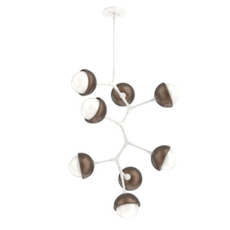 Cabochon LED Chandelier in Salt White (404|CHB0093-VB-WI-WL-001-L3-BB)