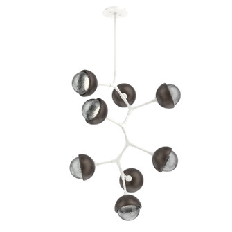 Cabochon LED Chandelier in Salt White (404|CHB0093-VB-WI-S-001-L3-FB)