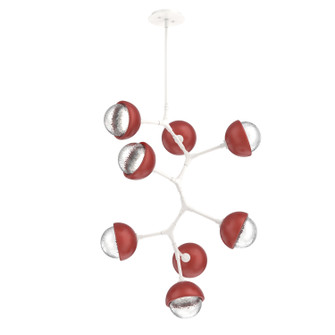 Cabochon LED Chandelier in Salt White (404|CHB0093-VB-WI-C-001-L3-RE)