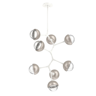 Cabochon LED Chandelier in Salt White (404|CHB0093-VB-WI-C-001-L3-BS)