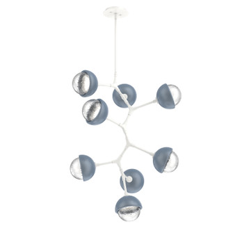 Cabochon LED Chandelier in Salt White (404|CHB0093-VB-WI-C-001-L3-BU)