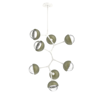 Cabochon LED Chandelier in Salt White (404|CHB0093-VB-WI-C-001-L1-GE)