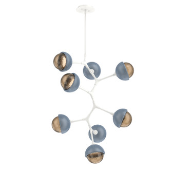 Cabochon LED Chandelier in Salt White (404|CHB0093-VB-WI-B-001-L3-BU)