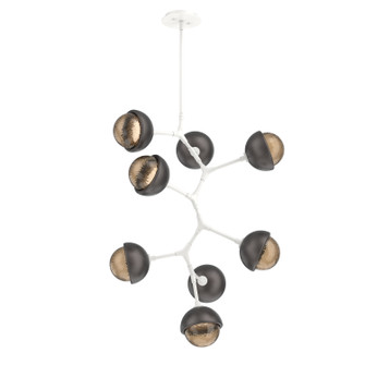 Cabochon LED Chandelier in Salt White (404|CHB0093-VB-WI-B-001-L1-GP)