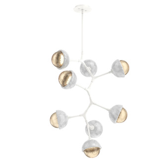 Cabochon LED Chandelier in Salt White (404|CHB0093-VB-WI-A-001-L1-WM)