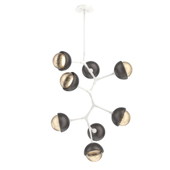Cabochon LED Chandelier in Salt White (404|CHB0093-VB-WI-A-001-L1-GP)