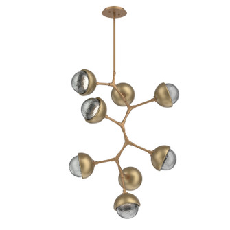 Cabochon LED Chandelier in Novel Brass (404|CHB0093-VB-NB-S-001-L3-GB)