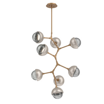 Cabochon LED Chandelier in Novel Brass (404|CHB0093-VB-NB-S-001-L1-BS)