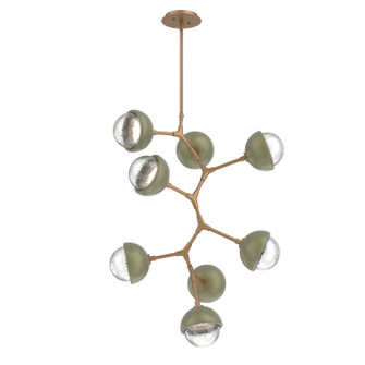 Cabochon LED Chandelier in Novel Brass (404|CHB0093-VB-NB-C-001-L1-GE)