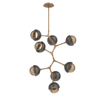 Cabochon LED Chandelier in Novel Brass (404|CHB0093-VB-NB-B-001-L3-GP)