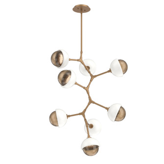 Cabochon LED Chandelier in Novel Brass (404|CHB0093-VB-NB-B-001-L1-WI)