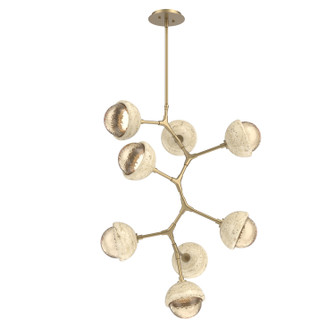 Cabochon LED Chandelier in Novel Brass (404|CHB0093-VB-NB-A-001-L1-TR)