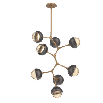 Cabochon LED Chandelier in Novel Brass (404|CHB0093-VB-NB-A-001-L1-GP)