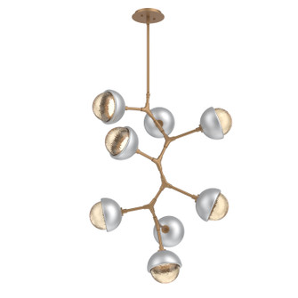 Cabochon LED Chandelier in Novel Brass (404|CHB0093-VB-NB-A-001-L1-CS)