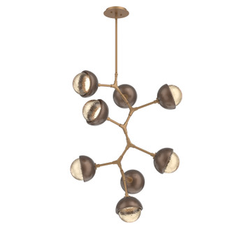 Cabochon LED Chandelier in Novel Brass (404|CHB0093-VB-NB-A-001-L1-BB)