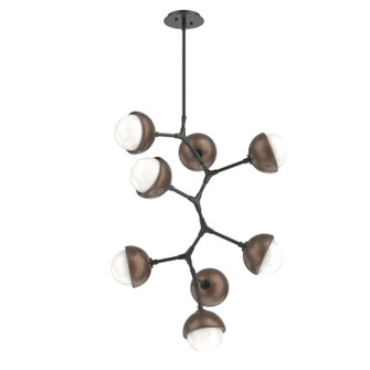 Cabochon LED Chandelier in Matte Black (404|CHB0093-VB-MB-WL-001-L3-BB)