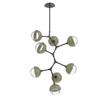 Cabochon LED Chandelier in Matte Black (404|CHB0093-VB-MB-C-001-L3-GE)