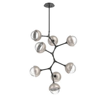 Cabochon LED Chandelier in Matte Black (404|CHB0093-VB-MB-C-001-L3-BS)