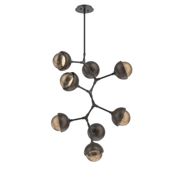 Cabochon LED Chandelier in Matte Black (404|CHB0093-VB-MB-B-001-L3-FB)
