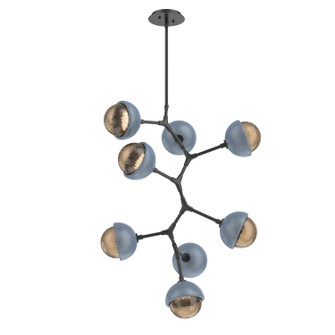 Cabochon LED Chandelier in Matte Black (404|CHB0093-VB-MB-B-001-L3-BU)