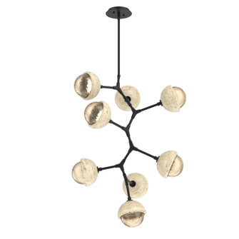 Cabochon LED Chandelier in Matte Black (404|CHB0093-VB-MB-A-001-L3-TR)
