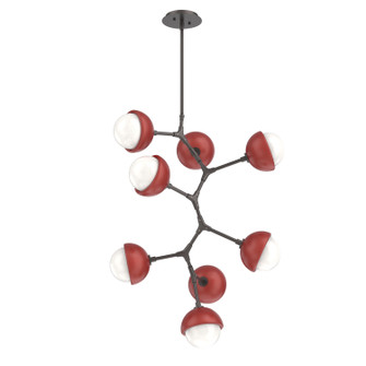Cabochon LED Chandelier in Graphite (404|CHB0093-VB-GP-WL-001-L3-RE)