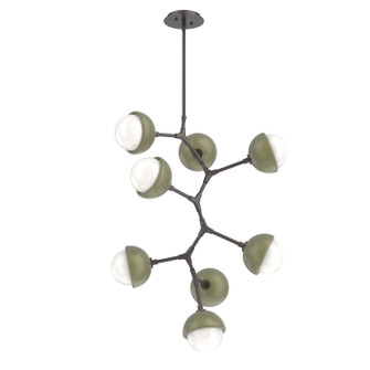 Cabochon LED Chandelier in Graphite (404|CHB0093-VB-GP-WL-001-L3-GE)