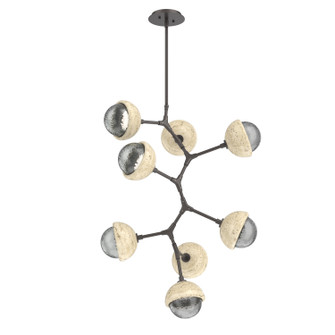 Cabochon LED Chandelier in Graphite (404|CHB0093-VB-GP-S-001-L3-TR)