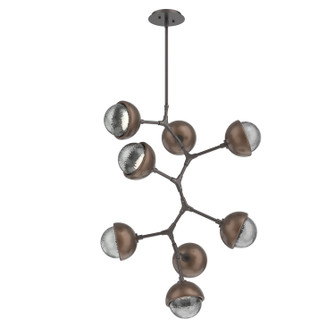 Cabochon LED Chandelier in Graphite (404|CHB0093-VB-GP-S-001-L3-BB)
