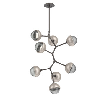 Cabochon LED Chandelier in Graphite (404|CHB0093-VB-GP-S-001-L1-BS)