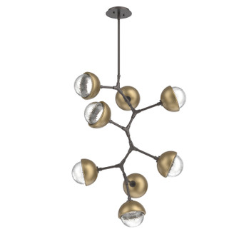 Cabochon LED Chandelier in Graphite (404|CHB0093-VB-GP-C-001-L3-GB)
