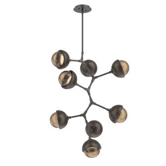 Cabochon LED Chandelier in Graphite (404|CHB0093-VB-GP-B-001-L3-FB)