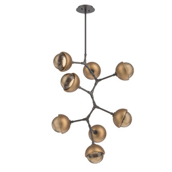 Cabochon LED Chandelier in Graphite (404|CHB0093-VB-GP-B-001-L1-NB)