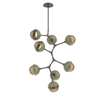 Cabochon LED Chandelier in Graphite (404|CHB0093-VB-GP-B-001-L1-GE)