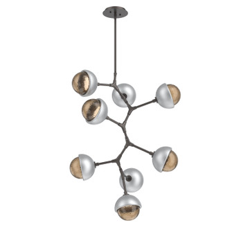 Cabochon LED Chandelier in Graphite (404|CHB0093-VB-GP-B-001-L1-CS)
