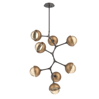 Cabochon LED Chandelier in Graphite (404|CHB0093-VB-GP-A-001-L3-NB)